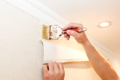 Pose de papier peint à Lugy — revêtements muraux et toiles de verre